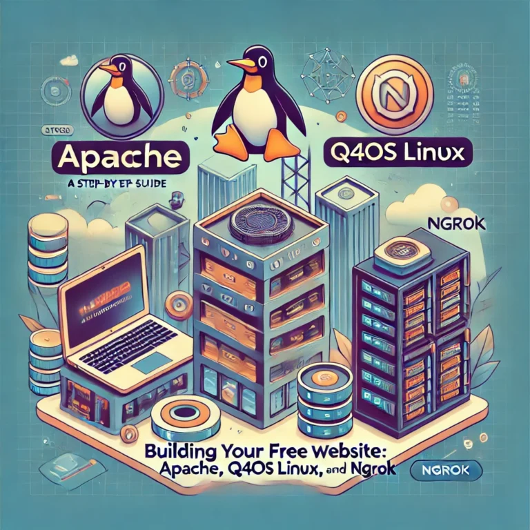 “Building Your Free Website: A Step-by-Step Guide with Apache, Q4OS Linux, and Ngrok”