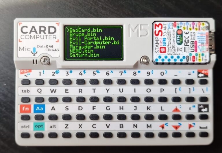 How to Run Multiple Custom Firmwares on M5 Cardputer Using an SD Card